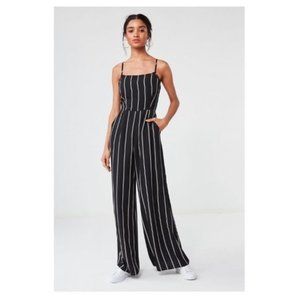 Urban Outfitters Striped Wide Leg Jumpsuit